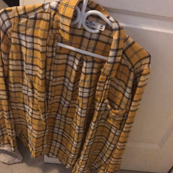 Yellow hollister Flannel - Picture 1 of 1